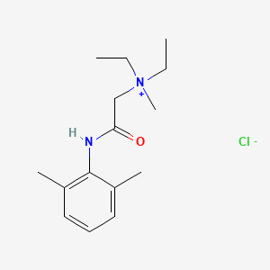molecular formula C15H25ClN2O B1222378 Methyl lidocaine CAS No. 29199-61-9