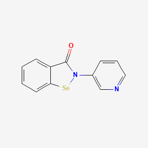 molecular formula C12H8N2OSe B1222384 RP-61605 CAS No. 89780-24-5