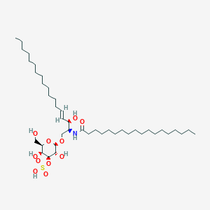 molecular formula C42H81NO11S B1222392 N-Octadecanoyl-sulfatide 