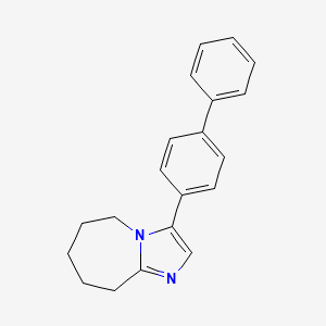3-(4-phenylphenyl)-6,7,8,9-tetrahydro-5H-imidazo[1,2-a]azepine
