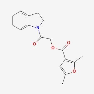 2,5-Dimethyl-3-furancarboxylic acid [2-(2,3-dihydroindol-1-yl)-2-oxoethyl] ester