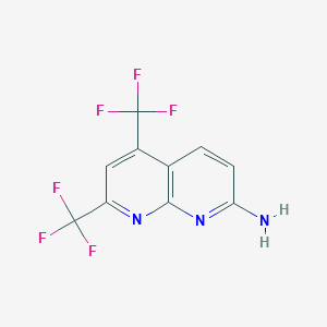5,7-Bis(trifluoromethyl)-1,8-naphthyridin-2-amine