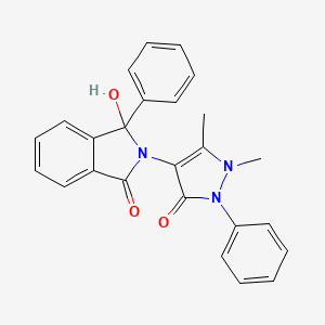 2-(1,5-Dimethyl-3-oxo-2-phenyl-4-pyrazolyl)-3-hydroxy-3-phenyl-1-isoindolone