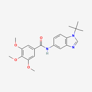 N-(1-tert-butyl-5-benzimidazolyl)-3,4,5-trimethoxybenzamide