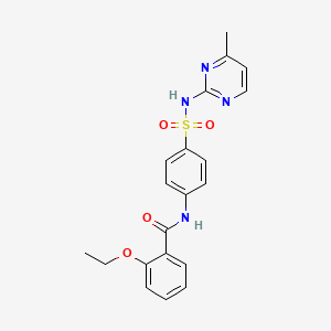 2-ethoxy-N-[4-[(4-methyl-2-pyrimidinyl)sulfamoyl]phenyl]benzamide