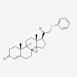 21-(Phenylseleno)progesterone