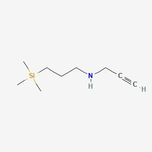 molecular formula C9H19NSi B1222457 N-prop-2-ynyl-3-trimethylsilylpropan-1-amine CAS No. 80496-44-2