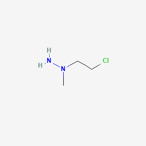 molecular formula C3H9ClN2 B1222459 N-Methyl-N-chloroethylhydrazine CAS No. 52752-08-6