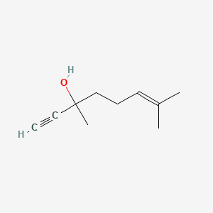 molecular formula C10H16O B1222461 3,7-二甲基辛-6-烯-1-炔-3-醇 CAS No. 29171-20-8
