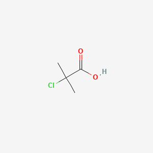 molecular formula C4H7ClO2 B1222463 2-Chloro-2-methylpropanoic acid CAS No. 594-58-1