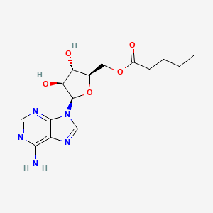 molecular formula C15H21N5O5 B1222466 Vidarabine 5'-valerate CAS No. 65926-31-0