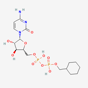 molecular formula C16H27N3O11P2 B1222467 Acdpcme CAS No. 93605-02-8