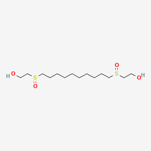 molecular formula C14H30O4S2 B1222468 Tiadenol disulfoxide CAS No. 32386-28-0
