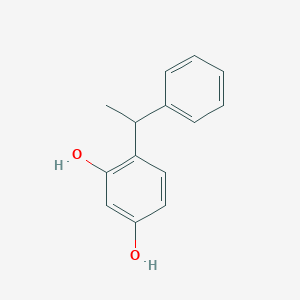 molecular formula C14H14O2 B122247 4-(1-Phenylethyl)resorcinol CAS No. 85-27-8