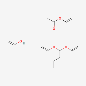 1,1-Bis(ethenoxy)butane;ethenol;ethenyl acetate