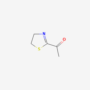 molecular formula C5H7NOS B1222474 2-Acetyl-2-thiazoline CAS No. 29926-41-8