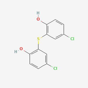 molecular formula [ClC6H3(OH)]2S<br>C12H8Cl2O2S B1222476 Fenticlor CAS No. 97-24-5