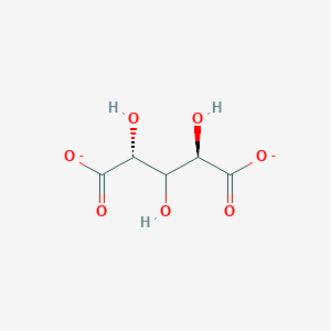 molecular formula C5H6O7-2 B1222481 L-arabinarate(2-) 