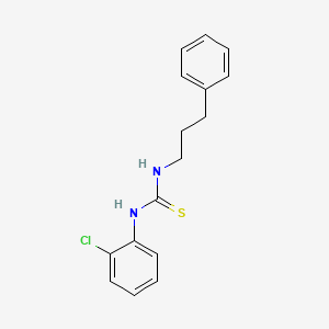 molecular formula C16H17ClN2S B1222487 1-(2-Chlorophenyl)-3-(3-phenylpropyl)thiourea 