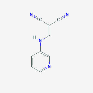 2-[(3-Pyridinylamino)methylidene]propanedinitrile