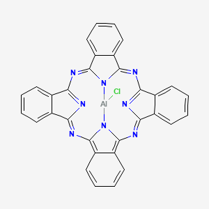 molecular formula C32H16AlClN8 B1222493 Aluminum phthalocyanine chloride 
