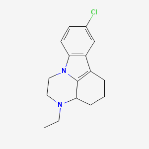 12-Chloro-4-ethyl-1,4-diazatetracyclo[7.6.1.05,16.010,15]hexadeca-9(16),10(15),11,13-tetraene