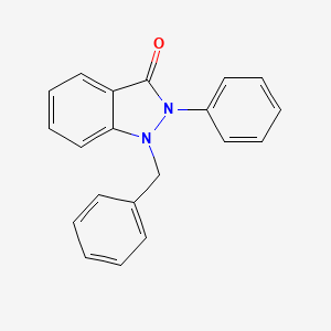 molecular formula C20H16N2O B12224991 1-benzyl-2-phenyl-1H-indazol-3(2H)-one 