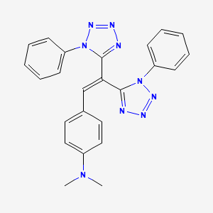 4-[2,2-bis(1-phenyl-5-tetrazolyl)ethenyl]-N,N-dimethylaniline