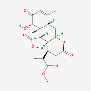 molecular formula C21H26O8 B1222509 Ailantinol A 