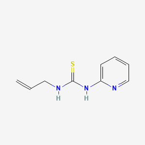 molecular formula C9H11N3S B1222513 1-烯丙基-3-(吡啶-2-基)硫脲 CAS No. 880-14-8