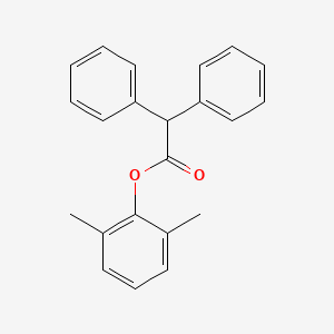 2,2-Diphenylacetic acid (2,6-dimethylphenyl) ester
