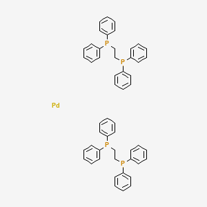 molecular formula C52H48P4Pd B1222536 Bis[1,2-bis(diphenylphosphino)ethane]palladium(0) CAS No. 31277-98-2