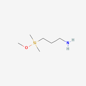 molecular formula C6H17NOSi B1222537 (3-Aminopropyl)dimethylmethoxysilane CAS No. 31024-26-7