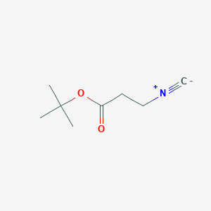 molecular formula C8H13NO2 B1222538 Tert-butyl 3-isocyanopropanoate CAS No. 364046-20-8