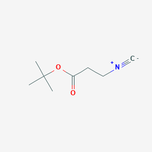 molecular formula C8H13NO2 B1222538 叔丁基 3-异氰基丙酸酯 CAS No. 364046-20-8