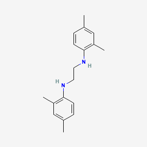 molecular formula C18H24N2 B1222559 1,2-Ethanediamine, N,N'-bis(2,4-dimethylphenyl)- CAS No. 13534-84-4