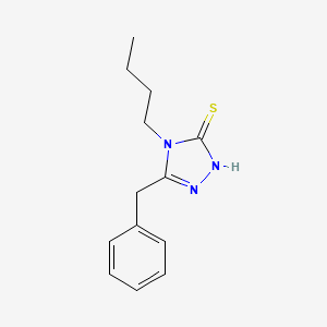 molecular formula C13H17N3S B1222560 4-butyl-3-(phenylmethyl)-1H-1,2,4-triazole-5-thione 