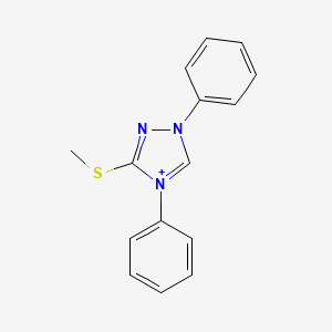 3-Methylthio-1,4-diphenyl-1H-1,3,4-triazolium