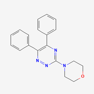 molecular formula C19H18N4O B1222570 4-(5,6-Diphenyl-1,2,4-triazin-3-yl)morpholine 
