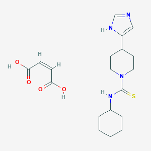 molecular formula C19H28N4O4S B122258 Thioperamide maleate CAS No. 148440-81-7