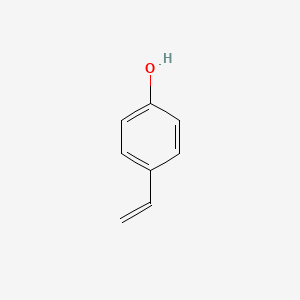 molecular formula C8H8O B1222589 4-Vinylphenol CAS No. 2628-17-3