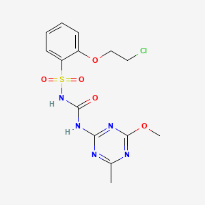 molecular formula C14H16ClN5O5S B1222591 Triasulfuron CAS No. 82097-50-5