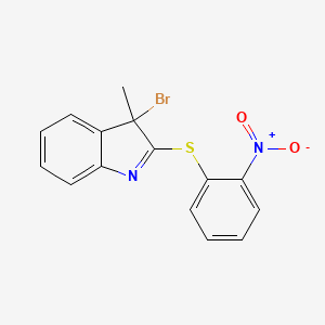 molecular formula C15H11BrN2O2S B1222593 Bnps-skatole CAS No. 27933-36-4