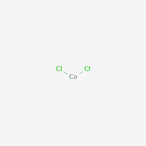 molecular formula CoCl2<br>Cl2Co B1222599 氯化钴（CoCl2） CAS No. 7646-79-9