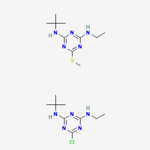 molecular formula C19H35ClN10S B1222600 Topogard CAS No. 8066-11-3