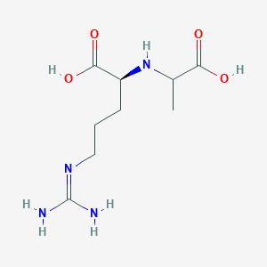 molecular formula C9H18N4O4 B1222606 N2-(1-Carboxyethyl)-L-arginine 