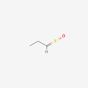 molecular formula C3H6OS B1222608 Propanethial S-oxide CAS No. 32157-29-2