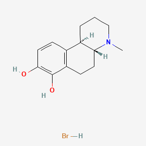 trans-4-Methyl-7,8-dihydroxy-1,2,3,4,4a,5,6,10b-octahydrobenzo(f)quinoline hydrobromide