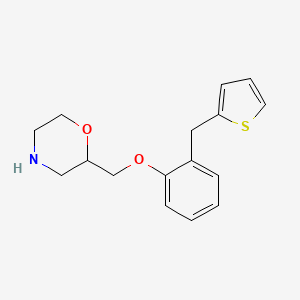 molecular formula C16H19NO2S B1222620 Teniloxazine CAS No. 62473-79-4