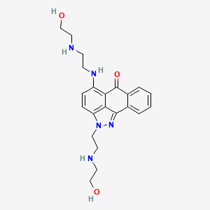 Anthra(1,9-cd)pyrazol-6(2H)-one, 2-(2-((2-hydroxyethyl)amino)ethyl)-5-((2-((2-hydroxyethyl)amino)ethyl)amino)-